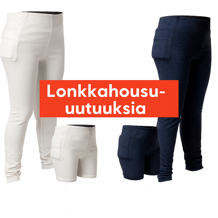 Lonkkahousu-uutuuksia