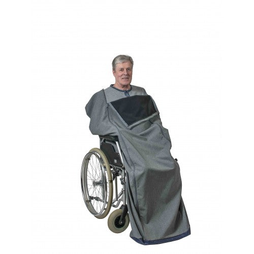 Lämpöpussi pyörätuolia käyttävälle, välikausimalli - Sairex