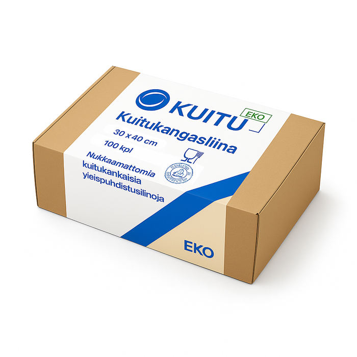 KUITU EKO - Kuituliina rasiassa ja rullassa (100 % viskoosi) - Sairex