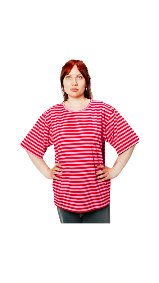 T-paita lyhythihainen raidallinen - Sairex