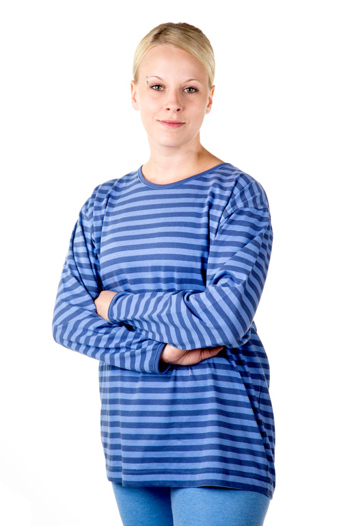 T-paita pitkähihainen raidallinen - Sairex